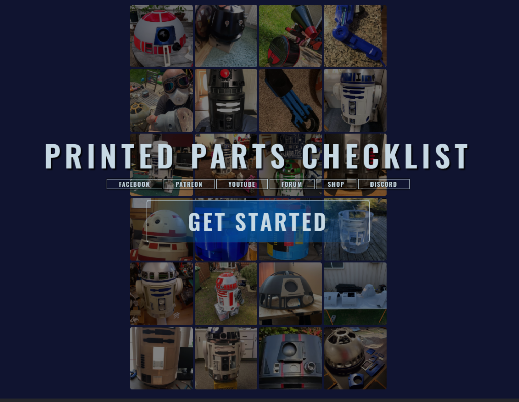 Printed Parts Checklist