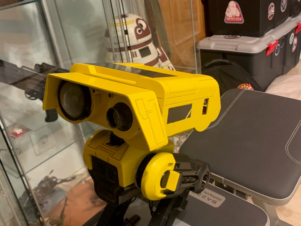 Construyendo BD-1 – (13) Parte superior de la&nbsp;cabeza.